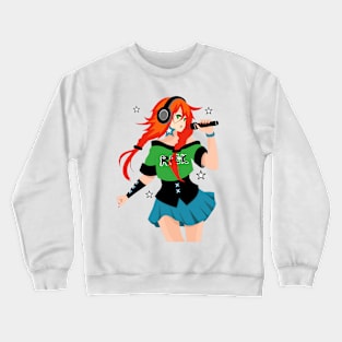 Singer girl Crewneck Sweatshirt